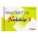 ネビシップ　Nebicip、ジェネリックネビレット　Nebilet、ネビボロール5mg　箱